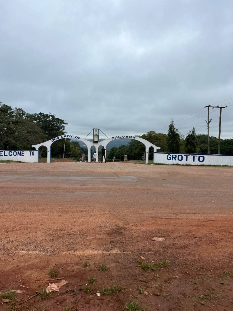 Entrance to Our Lady of Calvary Grotto